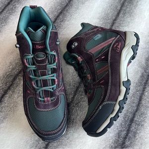 LL Bean Trail Model Hiker 4 Waterproof Mid Coffee Bean Camp Green Hiking Boots